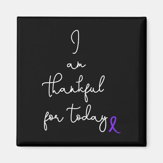 Kampf gegen Pankreaskrebs Produkt Geschenk mit Fla Magnet (Vorne)