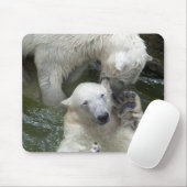 Kampf gegen Polarbären Mousepad (Mit Mouse)