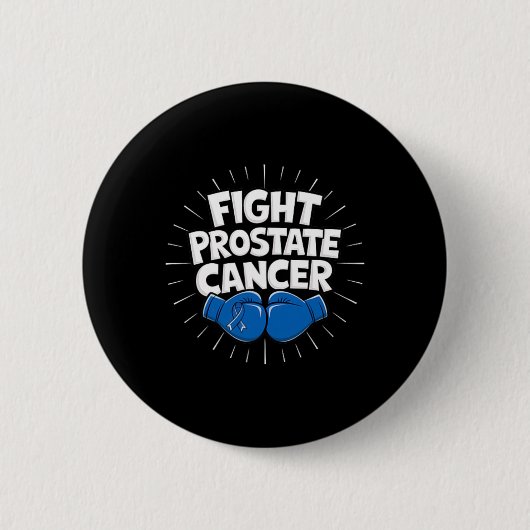 Kampf gegen Prostatakrebs-Boxhandschuhe Prostatakr Button (Vorderseite)
