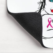 Kampf gegen Rosie Das Riveter-Brustkrebs-Bewusstse Mousepad (Ecke)