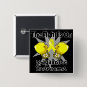 Kampf gegen Sarcoma Button (Vorne & Hinten)