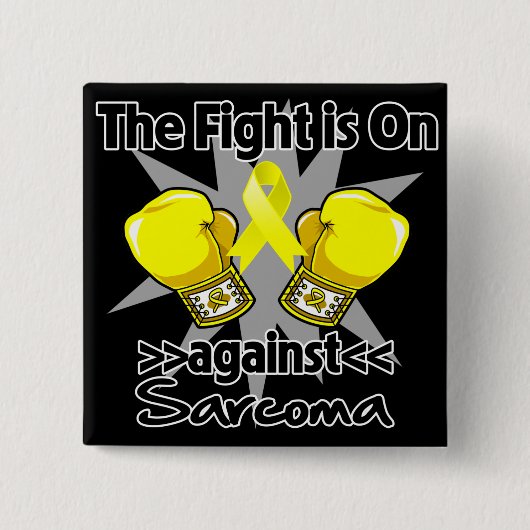 Kampf gegen Sarcoma Button (Vorderseite)