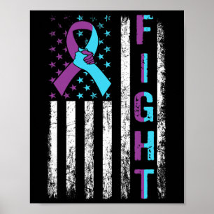 Kampf gegen Selbstmord Bewusstsein Amerikanischer Poster