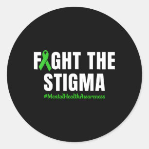 Kampf gegen Stigma Tal Health Awareness Montag Gre Runder Aufkleber
