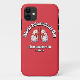 Kampf gegen TB Welttuberkulosetag. Case-Mate iPhone Hülle