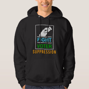 Kampf gegen Wahlunterdrückung – Wahldesign Hoodie