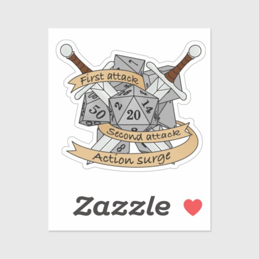 Kampf gegen Würfel Aufkleber (Blatt)