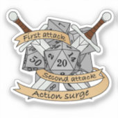 Kampf gegen Würfel Aufkleber (Vorderseite)