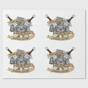 Kampf gegen Würfel Geschenkpapier