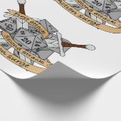 Kampf gegen Würfel Geschenkpapier (Ecke)