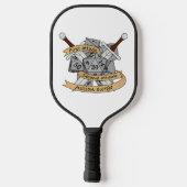 Kampf gegen Würfel Pickleball Schläger (Rückseite)