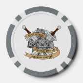 Kampf gegen Würfel Pokerchips (Rückseite)