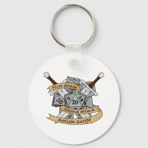 Kampf gegen Würfel Schlüsselanhänger