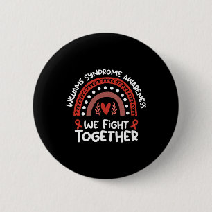 Kampf gemeinsam Bewusstseinsmonth-Williams-Syndrom Button