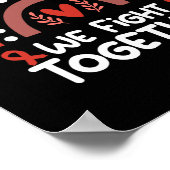 Kampf gemeinsam Bewusstseinsmonth-Williams-Syndrom Poster (Ecke)