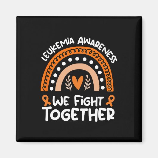 Kampf gemeinsam Leukämie Bewusstsein Leukämie Magnet (Vorne)
