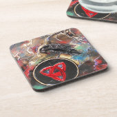 Kampf-Göttin Untersetzer (Linke Seite)