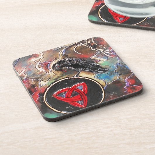 Kampf-Göttin Untersetzer (Linke Seite)