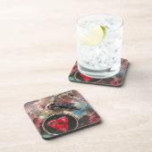 Kampf-Göttin Untersetzer (Rechte Seite)