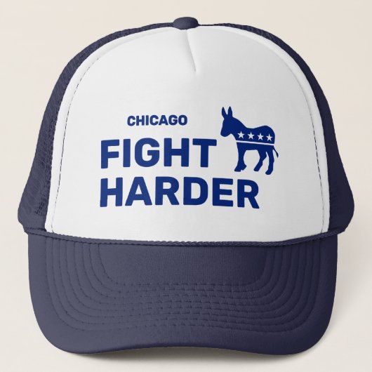 Kampf Harder™ Trucker Hat (Anpassen!) Truckerkappe (Vorderseite)