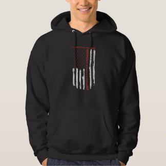 Kampf Herzerkrankungen Aufklärungsmonat Amerikanis Hoodie