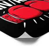 Kampf Hivaid Awareness Red Boxing Handschuhe 1 Poster (Ecke)