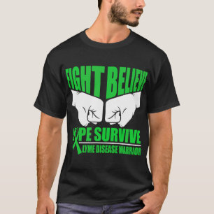 KAMPF HOPFÜBERLEBENDE LYME-KRANKHEIT T-Shirt