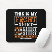 Kampf I Reflex Dystrophy Pain Syndrom RSD CRPS Mousepad (Mit Mouse)