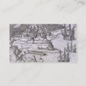 Kampf in Jamaika zwischen Christoph Kolumbus (14 Visitenkarte (Rückseite)