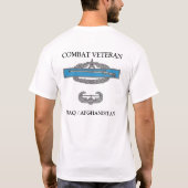 Kampf Infanterie 2. Auszeichnung / Luftangriffskri T-Shirt (Rückseite)