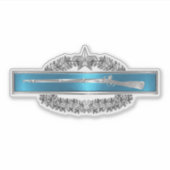 Kampf Infanterie-Abzeichen mit Combat Star Aufkleber (Vorderseite)