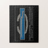 Kampf-Infanterie-Abzeichen technisch Puzzle (Vertikal)