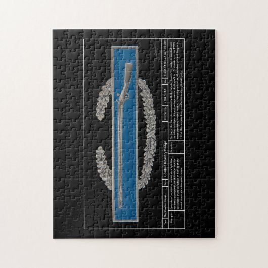 Kampf-Infanterie-Abzeichen technisch Puzzle (Vertikal)