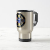 Kampf-Infanterie OIF XVIII 18. Airborne Corp Reisebecher (VorderseiteRechts)