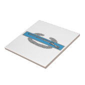 Kampf Infantryman Abzeichen CIB Army Veteran Fliese (Seite)