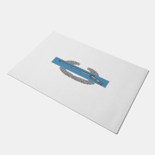 Kampf Infantryman Abzeichen CIB Army Veteran Fußmatte (Schrägansicht)