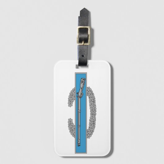 Kampf Infantryman Abzeichen CIB Army Veteran Gepäckanhänger (Vorderseite Vertikal)