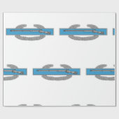 Kampf Infantryman Abzeichen CIB Army Veteran Geschenkpapier (Flach)