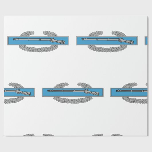 Kampf Infantryman Abzeichen CIB Army Veteran Geschenkpapier (Flach)