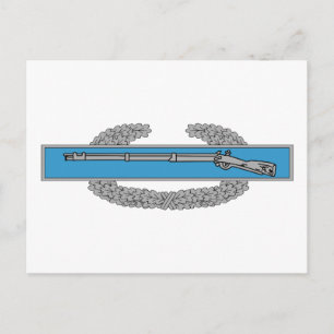 Kampf Infantryman Abzeichen CIB Army Veteran Postkarte
