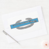 Kampf Infantryman Abzeichen CIB Army Veteran Rechteckiger Aufkleber (Umschlag)