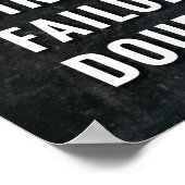 Kampf ist Fortschritt - Motivierend Poster (Ecke)