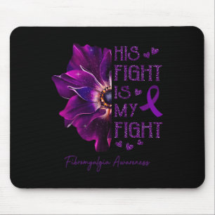 Kampf ist mein Kampf Anemone Blume Fibromyalgie Kr Mousepad