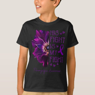 Kampf ist mein Kampf Anemone Blume Fibromyalgie Kr T-Shirt
