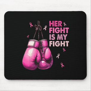 Kampf ist mein Kampf Boxhandschuhe Brustkrebs im K Mousepad