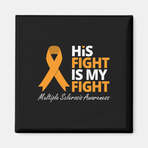 Kampf ist mein Kampf Frau Bewusstsein Orange Ribbo Magnet