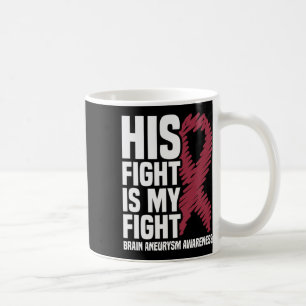Kampf ist mein Kampf gegen Aneurysma im Gehirn Bew Kaffeetasse