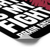 Kampf ist mein Kampf gegen Aneurysma im Gehirn Bew Poster (Ecke)