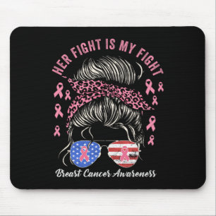 Kampf ist mein Kampf gegen Brustkrebs Bewusstsein  Mousepad