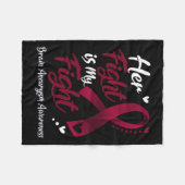 Kampf ist mein Kampf gegen das Aneurysma-Bewusstse Fleecedecke (Vorderseite (Horizontal))